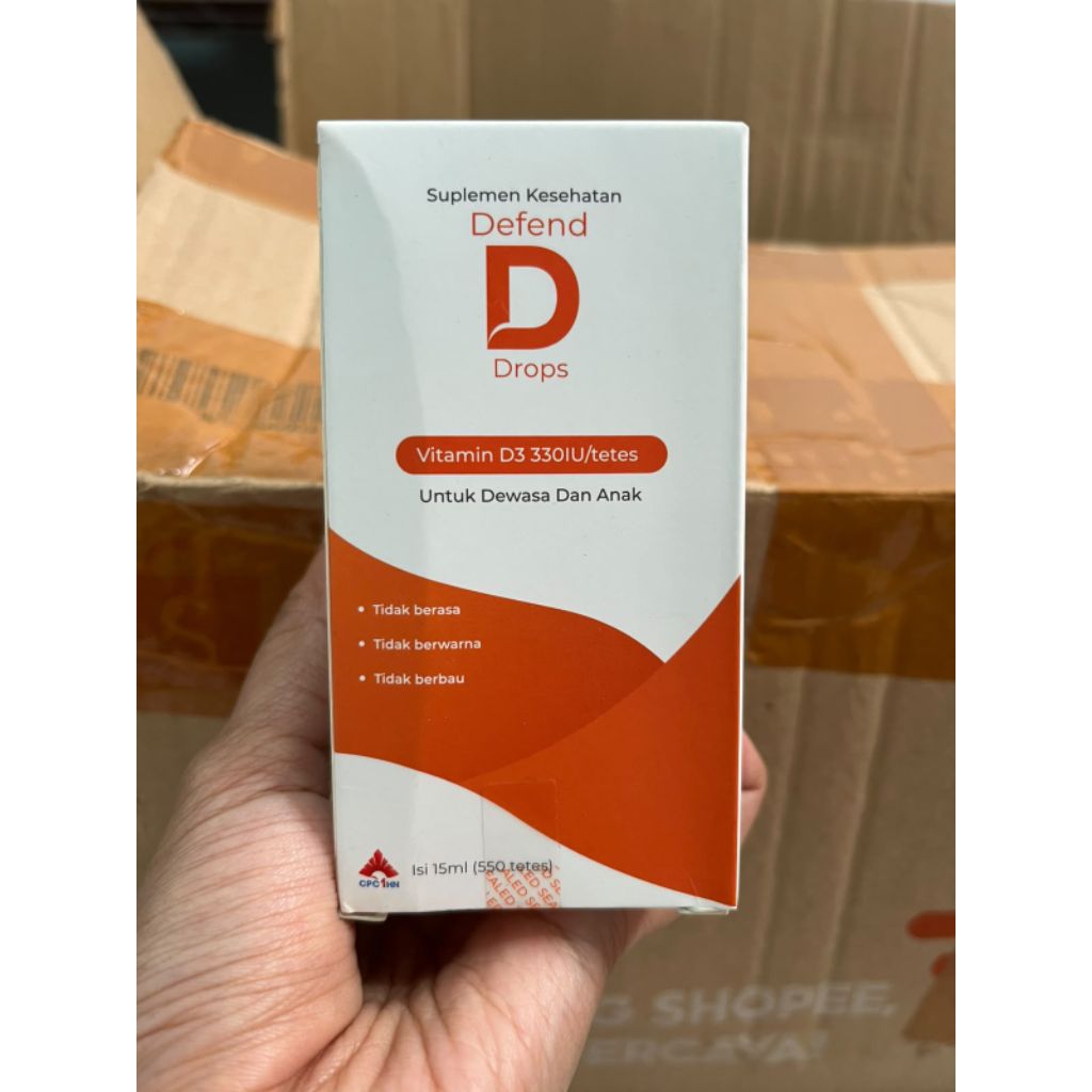 Defend D Drops - Vitamin D3 tetes 15ml