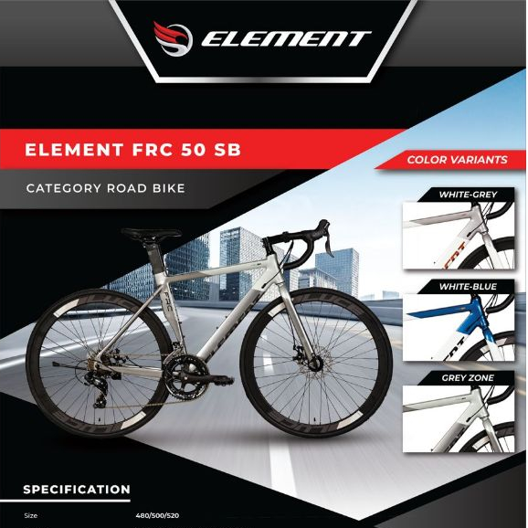sepeda road bike element frc 50 sb