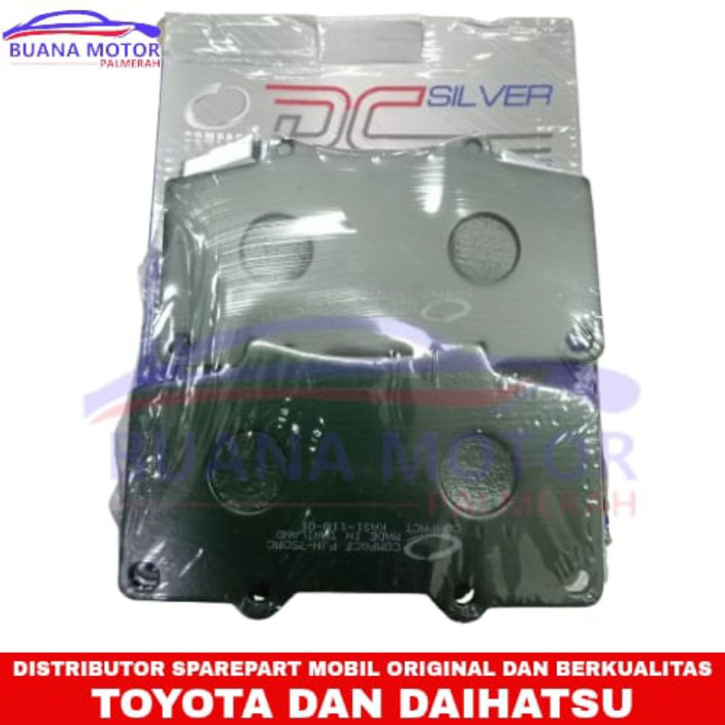 Kampas Rem Depan Fortuner VRZ DC Silver 04465-0K370