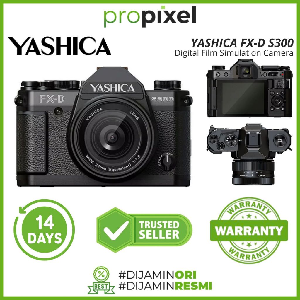Yashica FX-D S300 Digital Film Simulation Camera Garansi Resmi