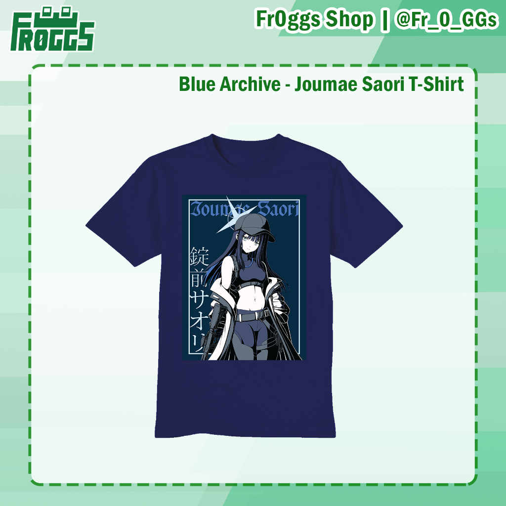 Kaos T-Shirt Blue Archive - Joumae Saori