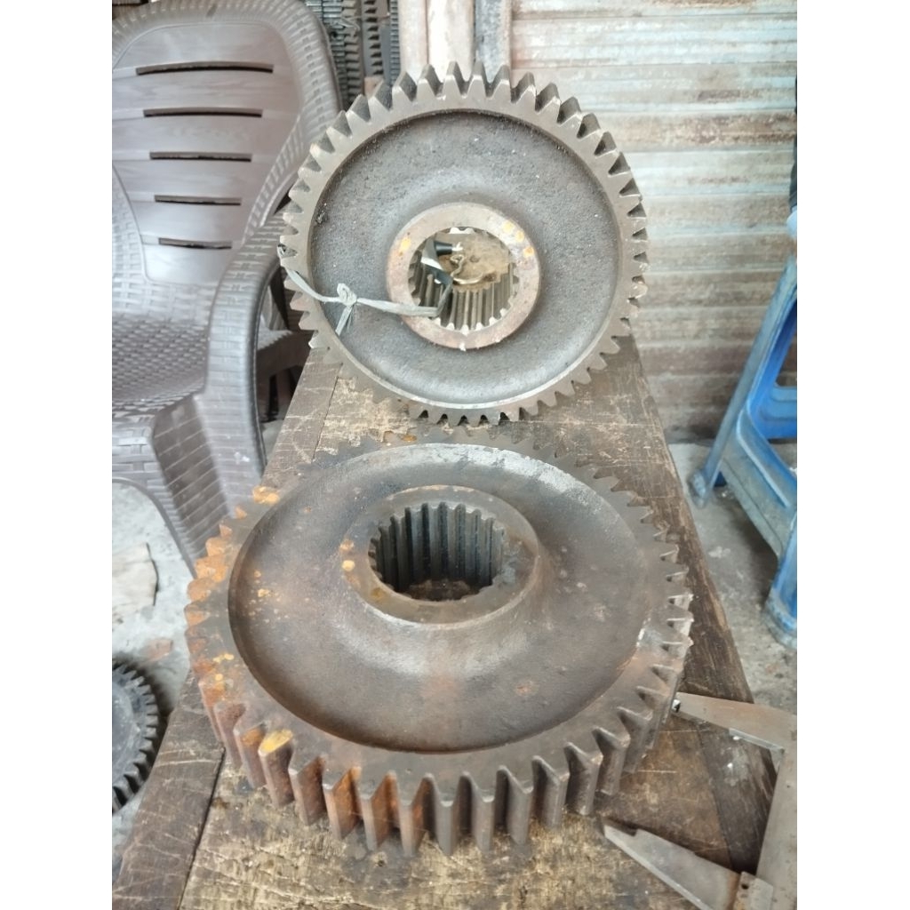 roda gigi, gigi penggerak, gigi lurus 20cm
