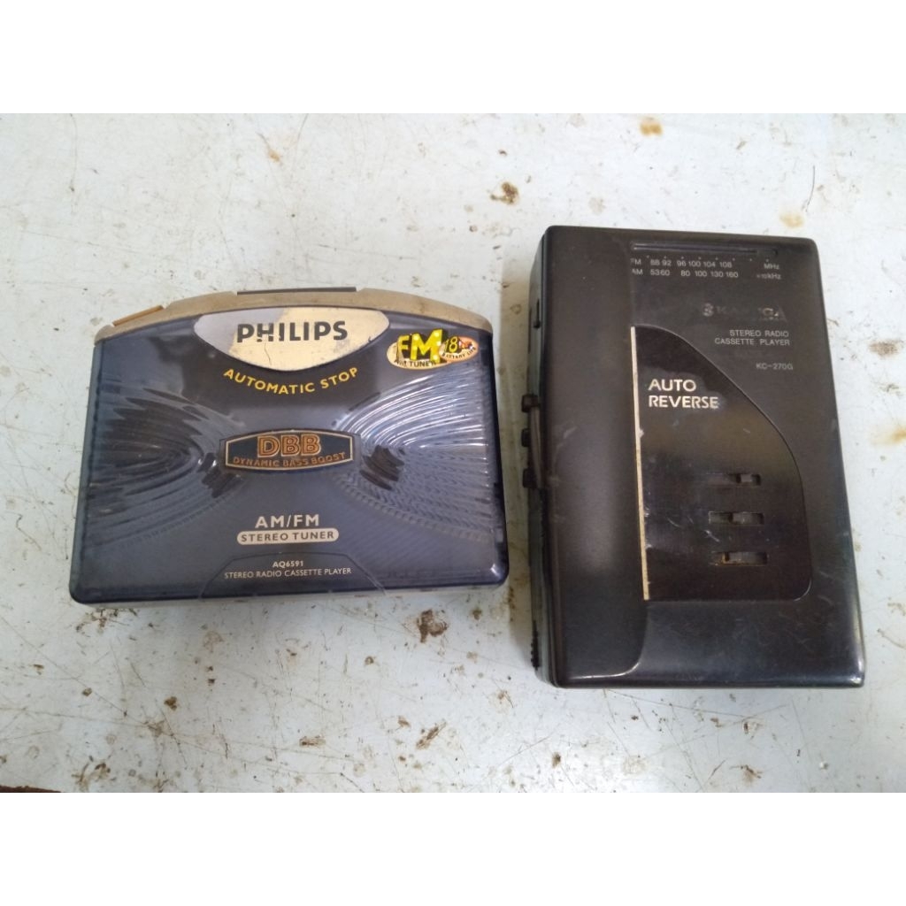 Walkman tape radio stereo