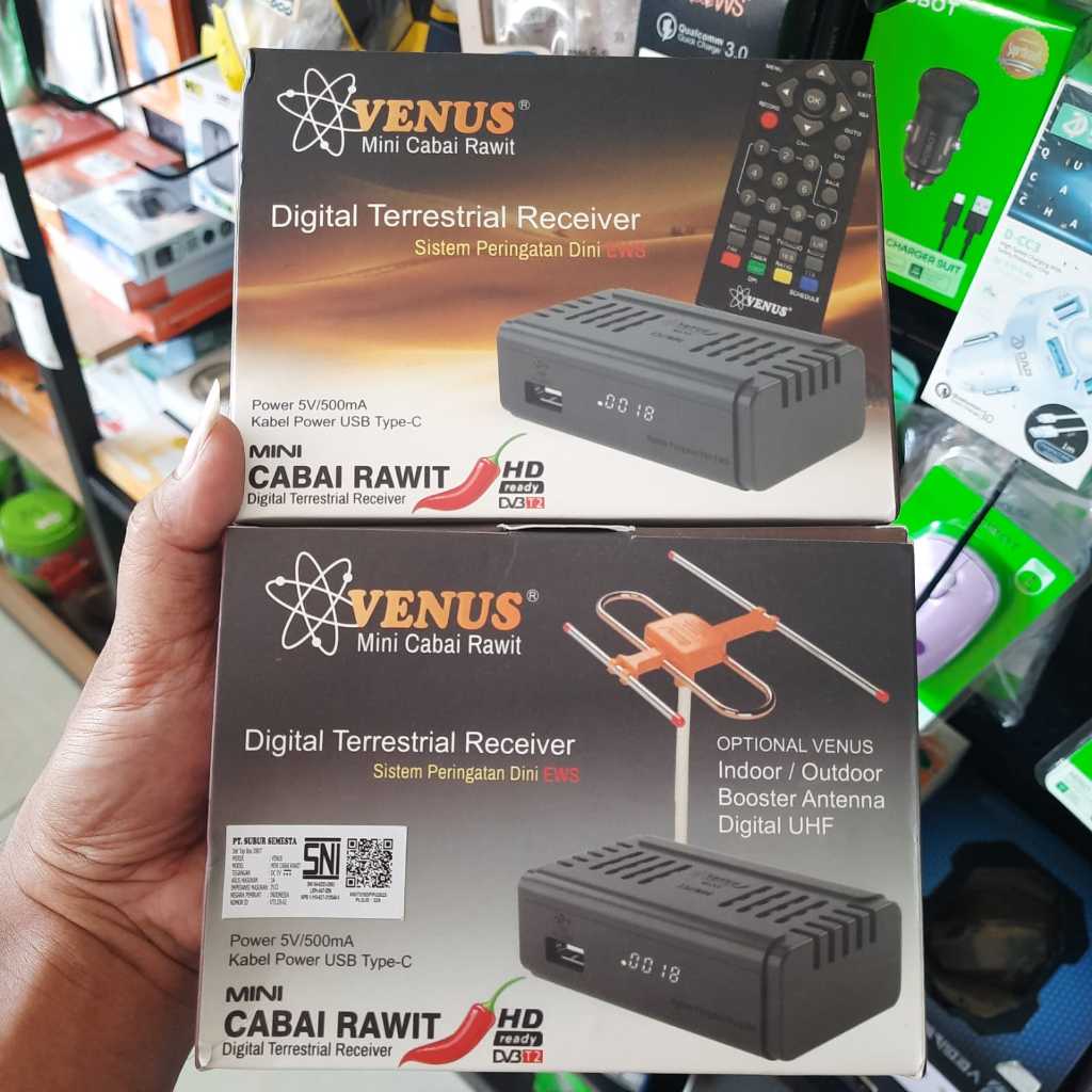 SET TOP BOX STB TV DIGITAL EVERCOSS MEGABOX RTV VENUS SNI