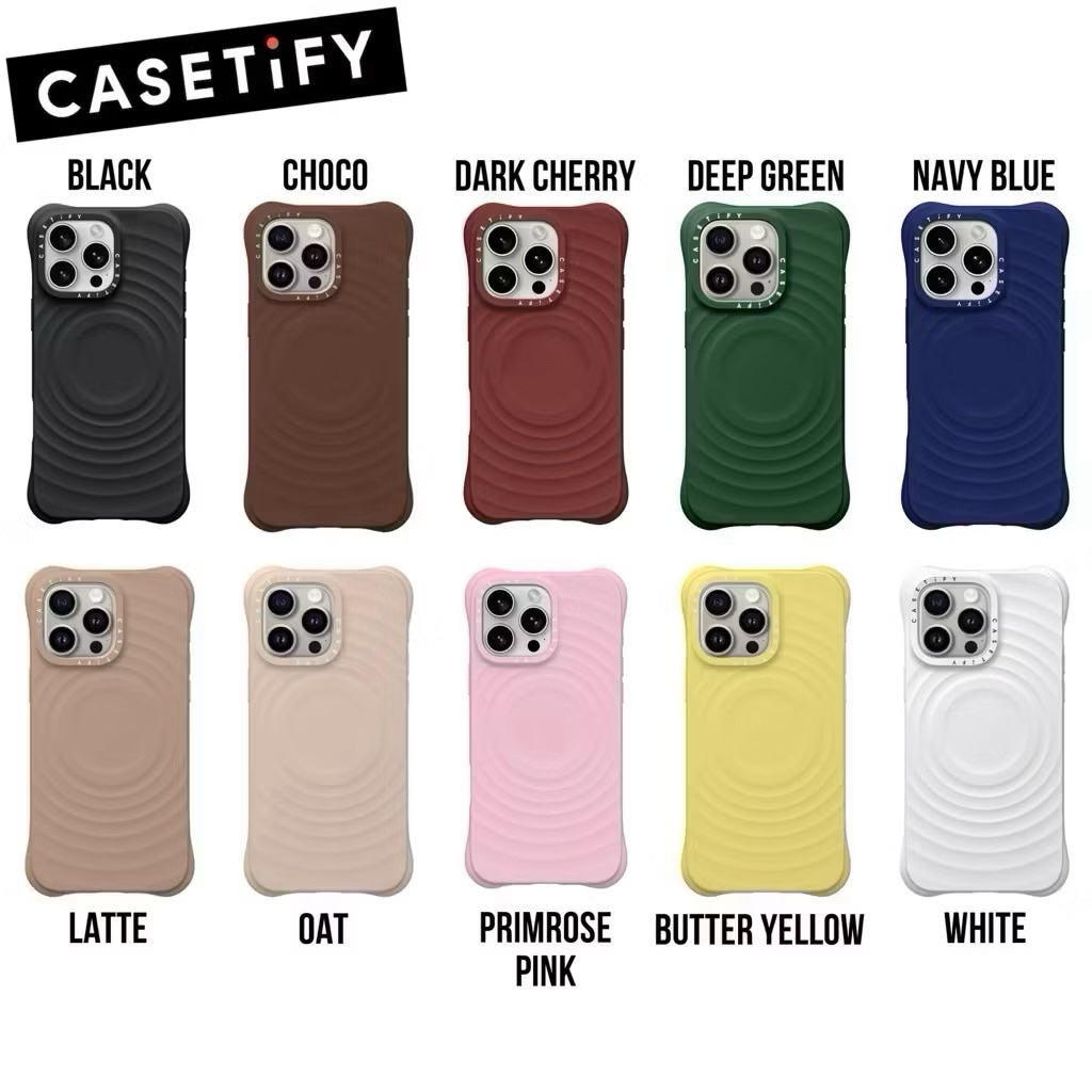 Premium Castify Ripple Silicone Magnetic Case Iphone Full Cover Tpu Casing Iphone 13 14 13Plus 14Plu