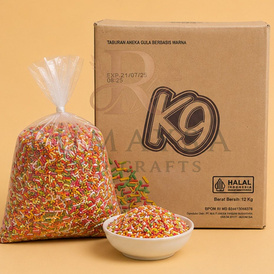 K9 WTC Coklat Meses 1Kg Repack Topping Coklat Premium Untuk Roti Dan Bakery