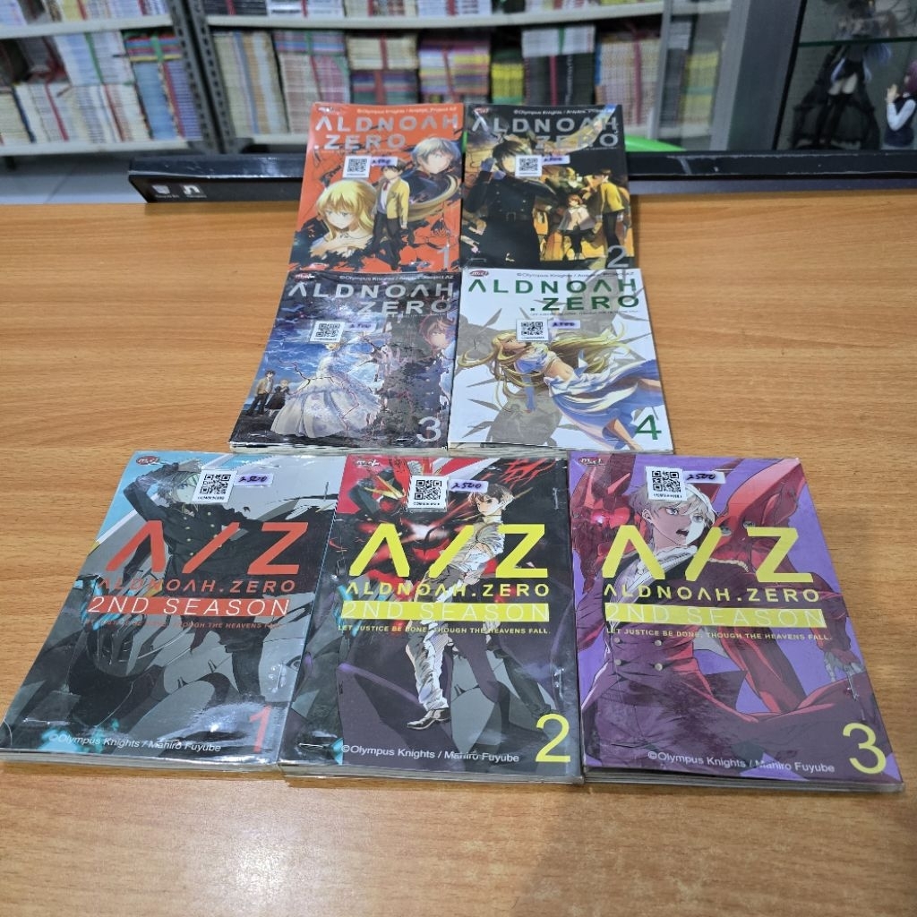Bundle Komik Aldnoah Zero Volume 1-4 + Aldnoah Zero 2nd Season Volume 1-3 Preloved