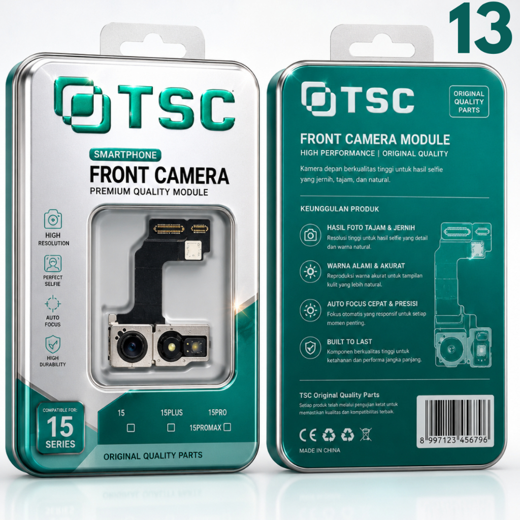 TSC KAMERA DEPAN / FRONT CAMERA ipone 13, 13 MINI, 13 PRO, 13 PROMAX - Kamera Handphone