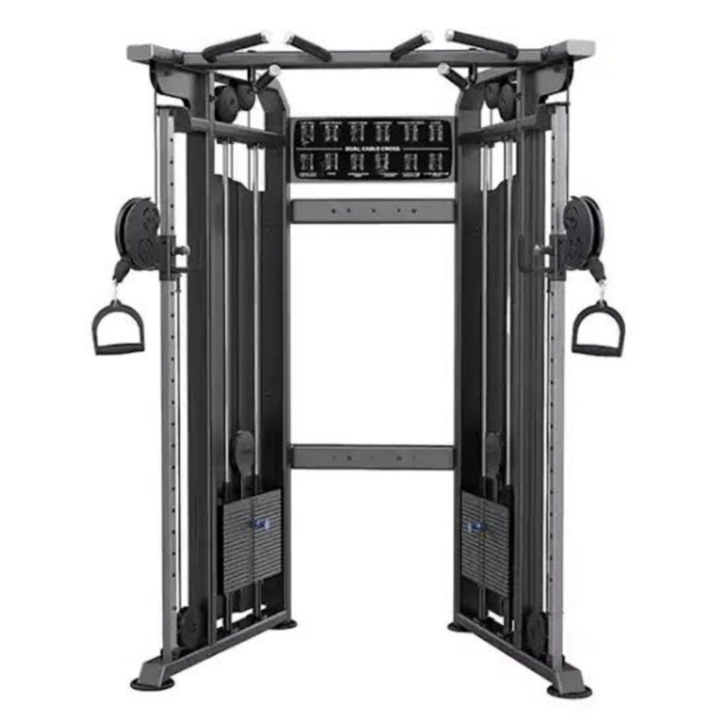 Dual Adjustable Pulley Functional Trainer Gym