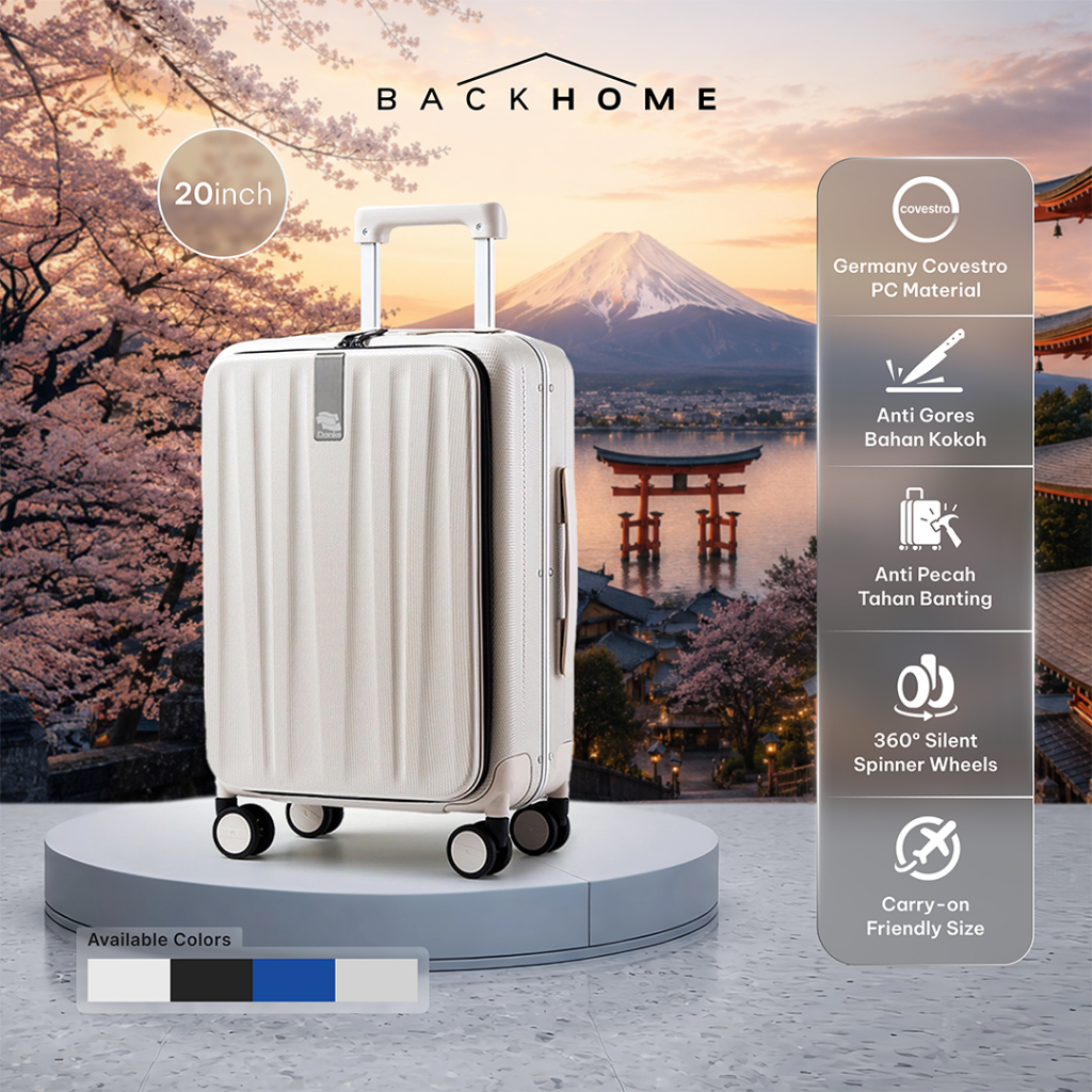 Danke Luggage Nova 20in -  Koper Buka Atas TSA Kabin Tas Traveling