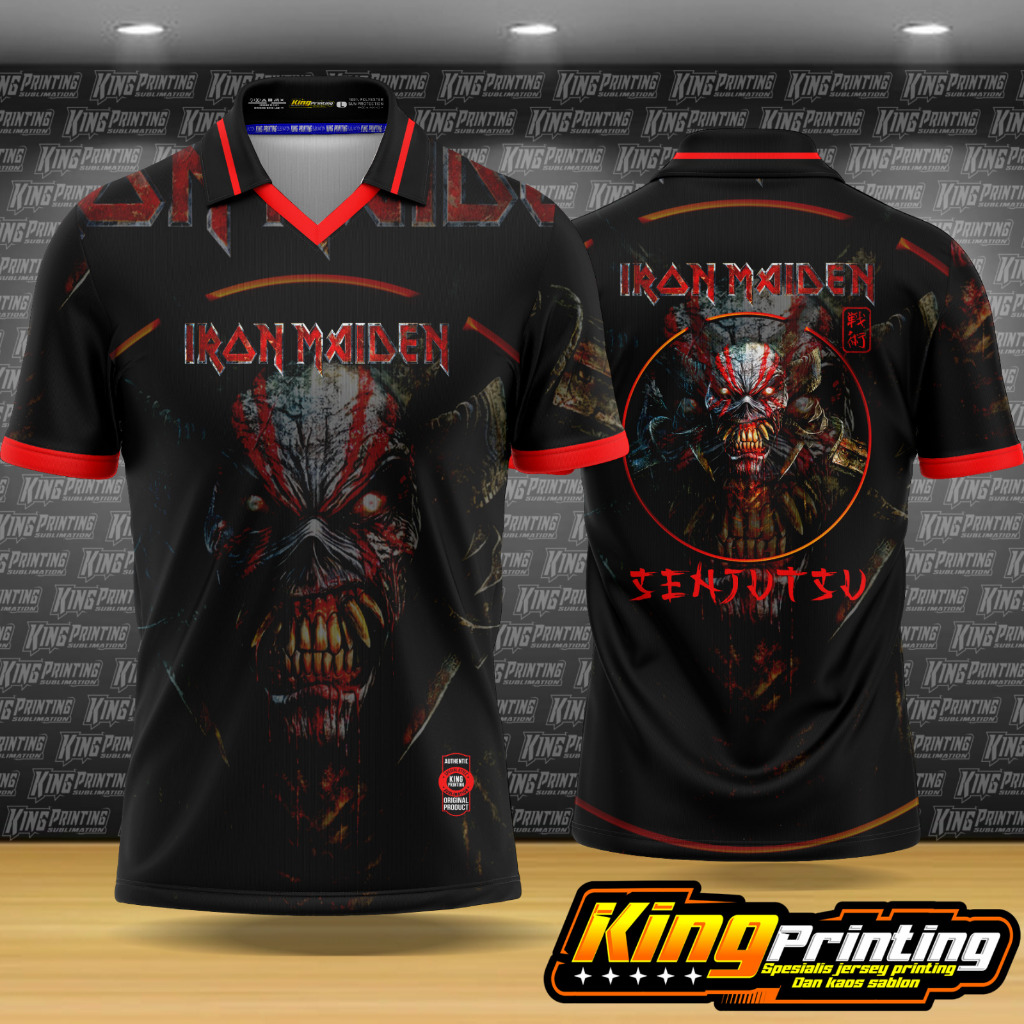 jersey band metal iron maiden full printing