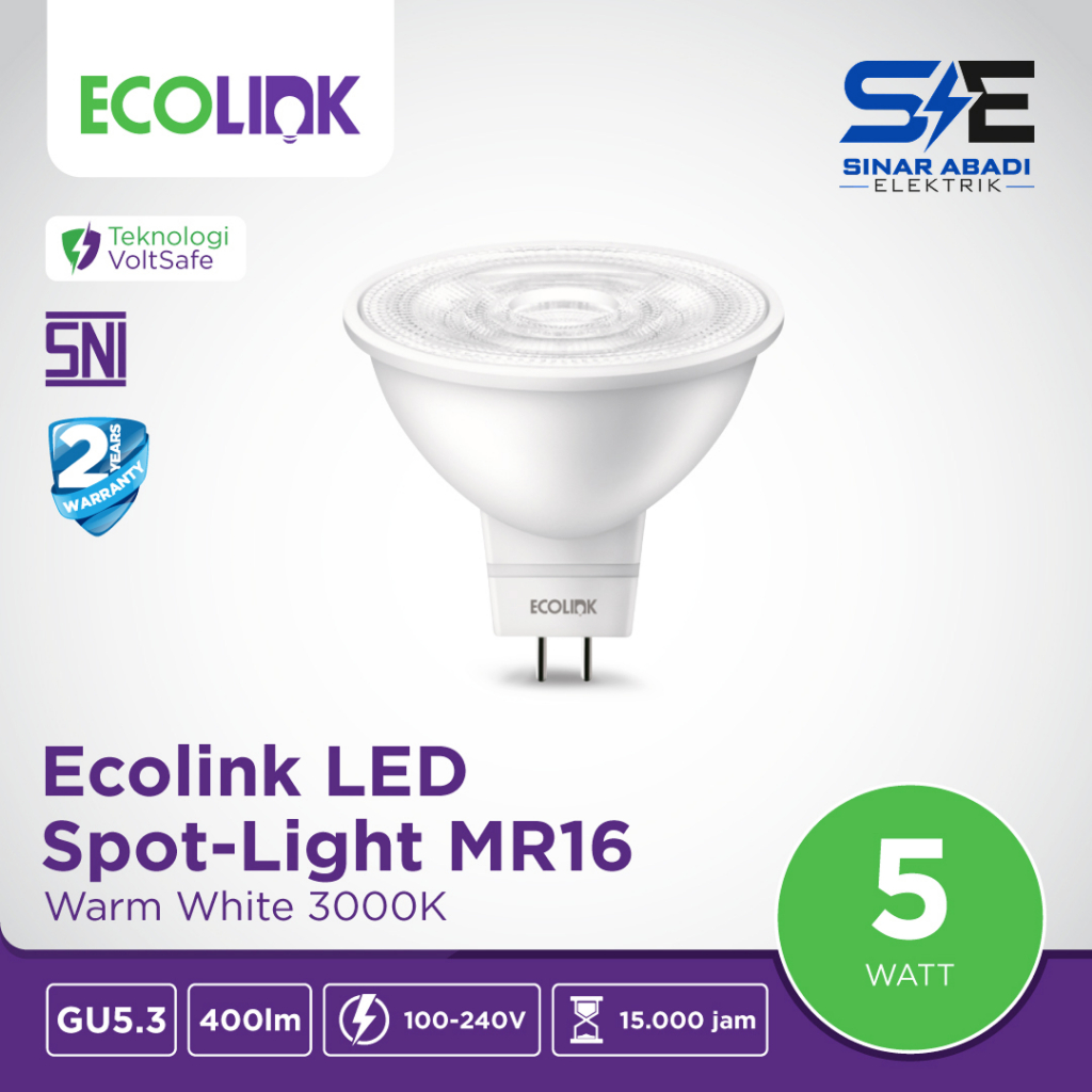 Lampu Philips ecolink Mr 16 Kuning