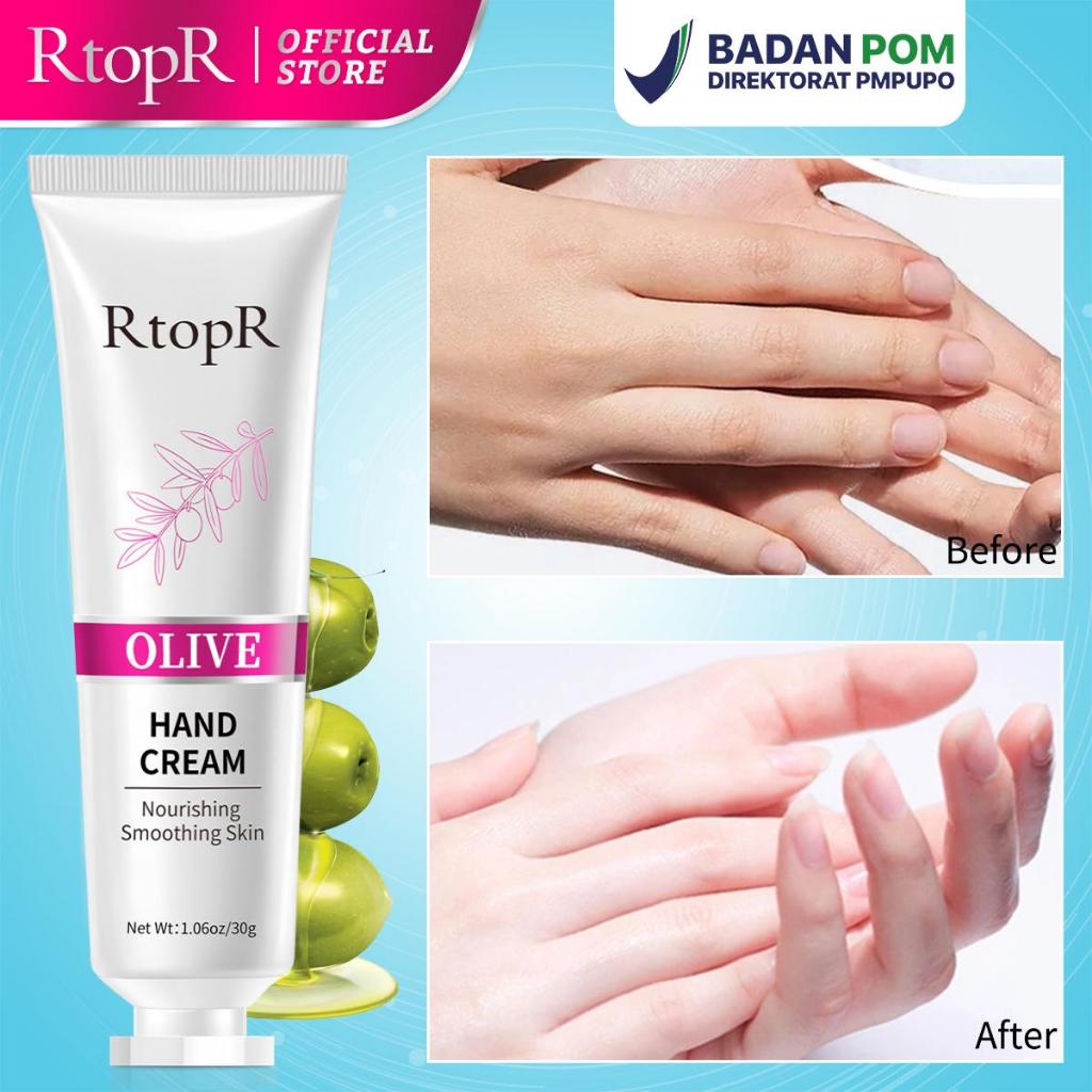 BPOM RtopR Minyak Zaitun Perbaikan Krim Tangan Bergizi Perawatan Tangan Anti Chapping Anti Penuaan P