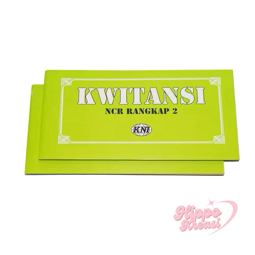 KNI - Buku Kwitansi Rangkap 2 NCR Kuitansi 2 Ply / Kuitansi Rangkap 2