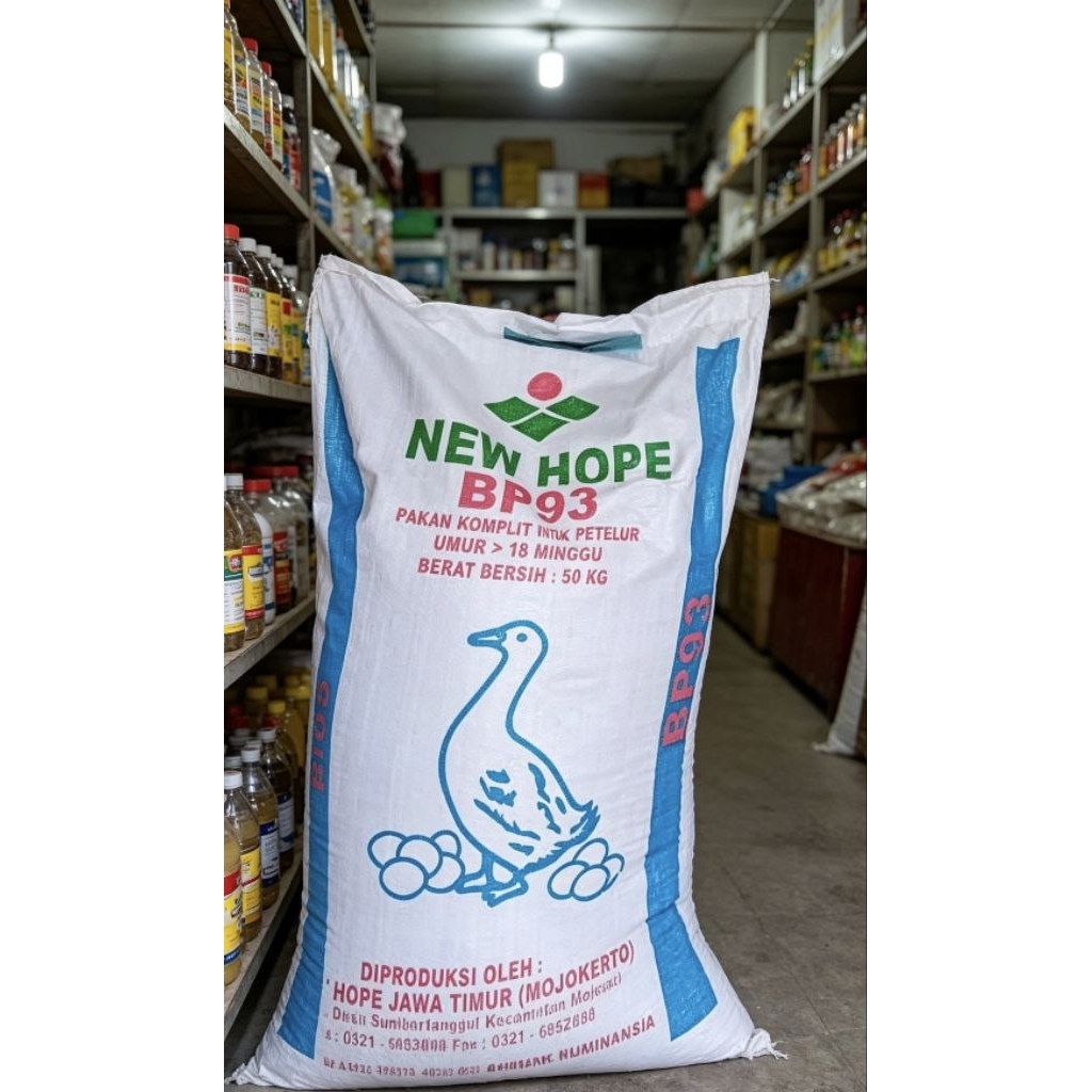 BP 93 NEW HOPE PAKAN ITIK PETELUR PELLET