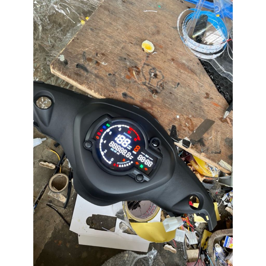 speedometer jupiter burhan koso rx 2n full digital