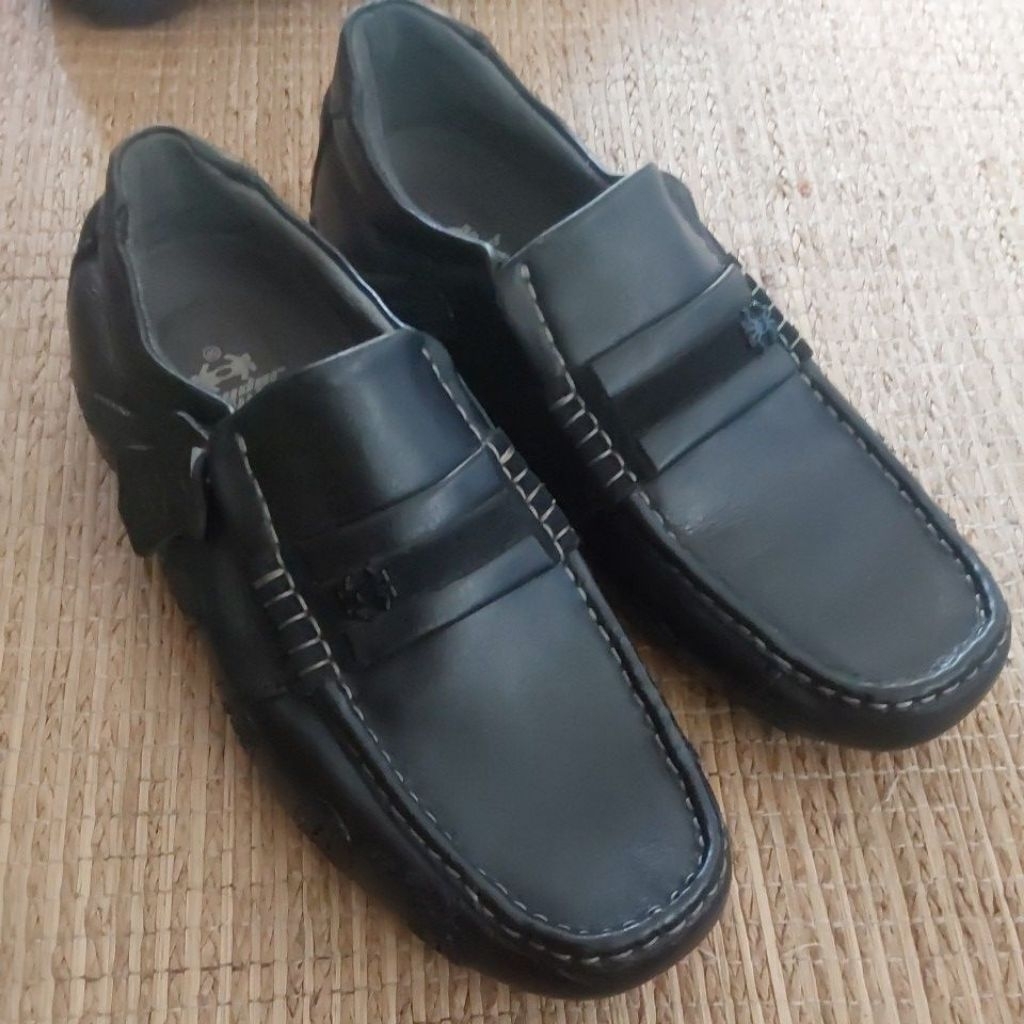 sepatu kulit SPYDERBILT BROMANCE BLACK 40