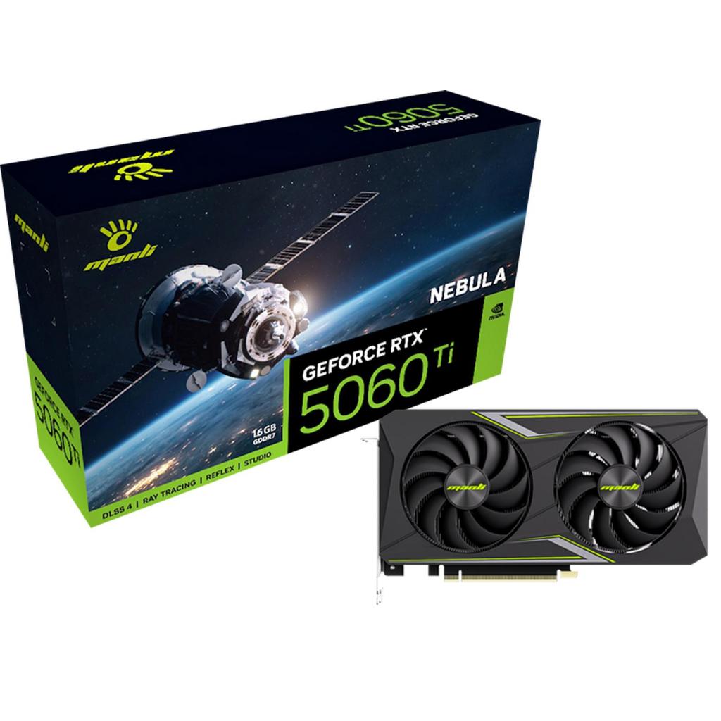 VGA MANLI RTX 5060TI / RTX5060 TI NEBULA V2 16GB GDDR7