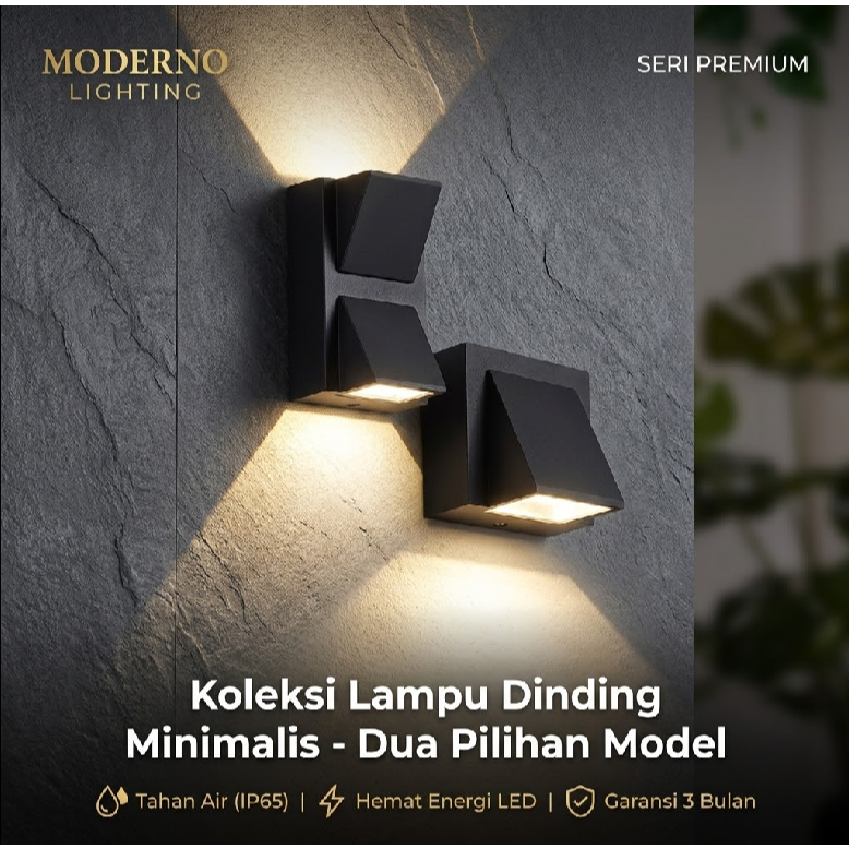 [COD] Lampu Dinding Modern Minimalis Lampu Pagar Lampu Teras Lampu Taman 220V Anti Air Warm White La