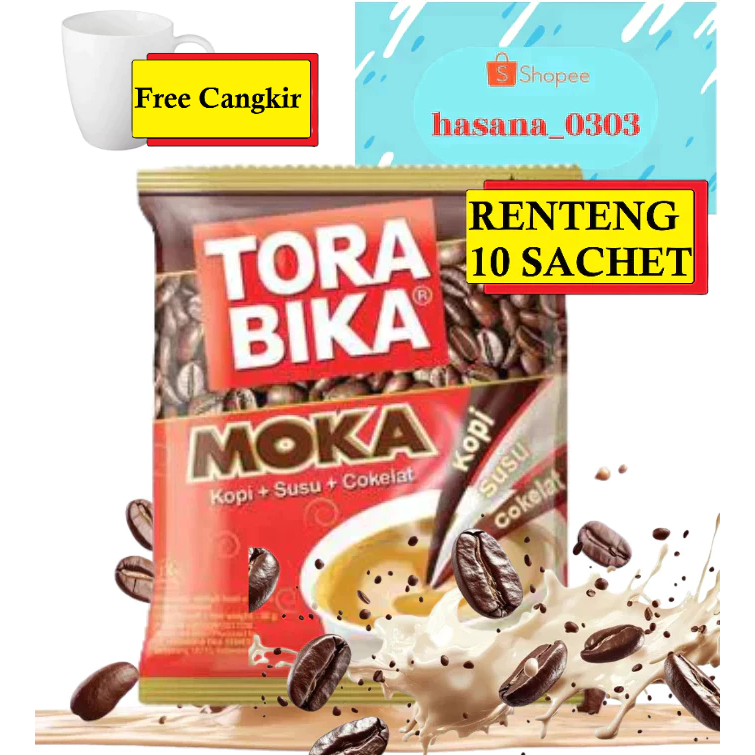 Tora Moka 10 SACHET [ GRATIS CANGKIR ]