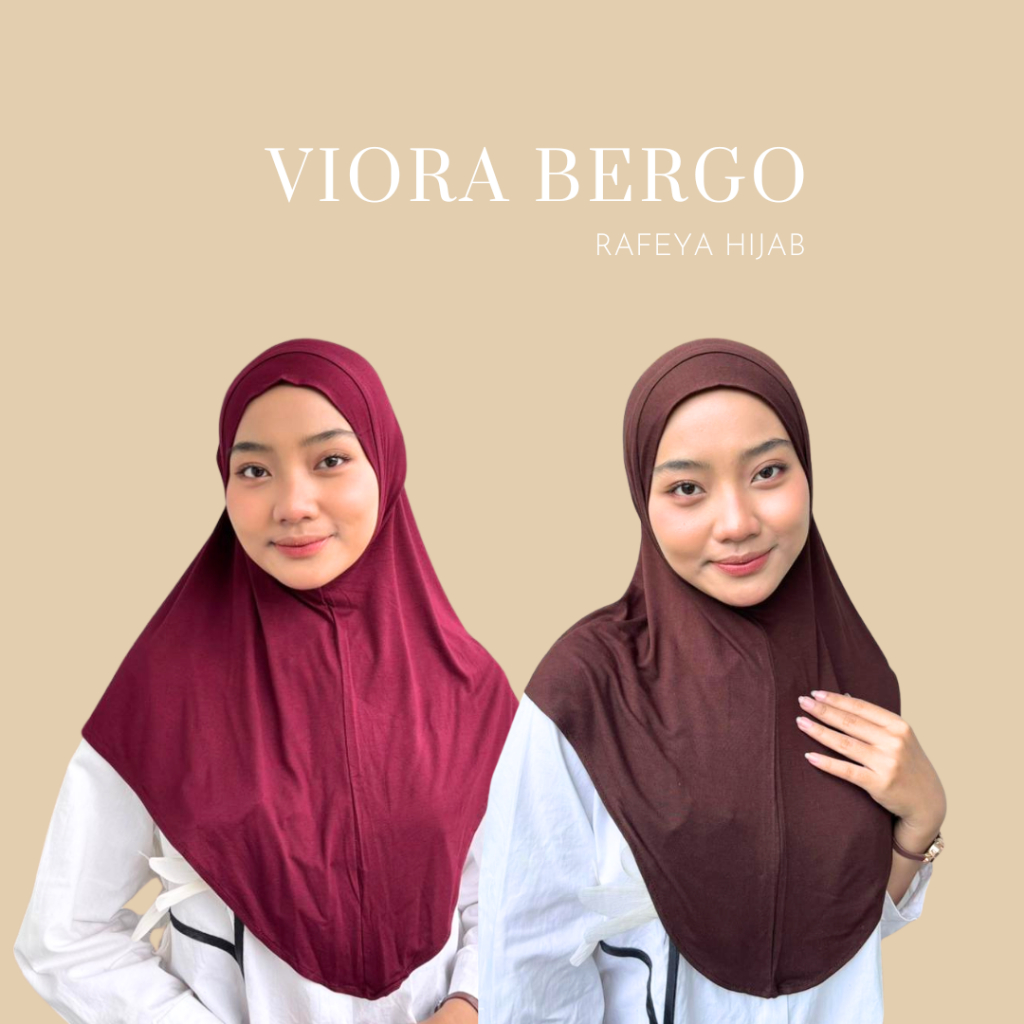 Rafeya Hijab Bergo Instan Rayon Spandex Size M