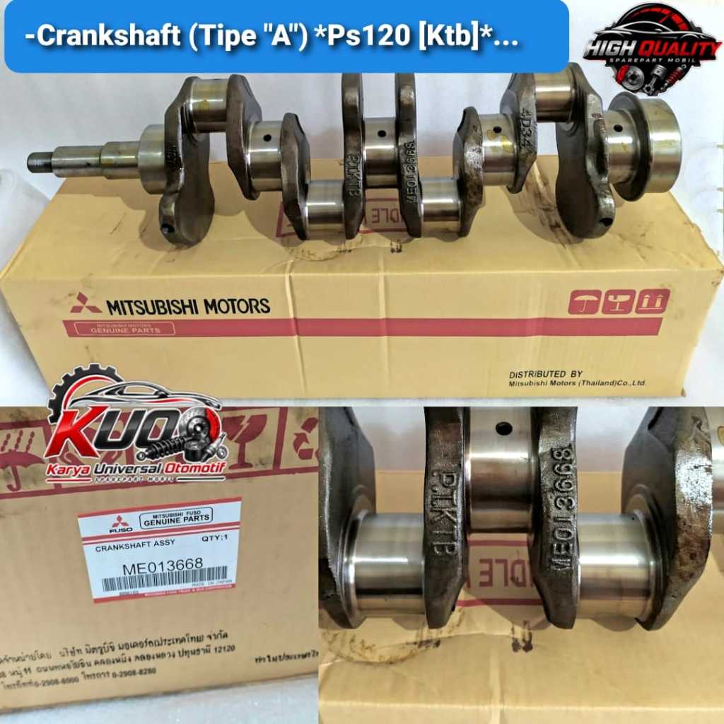 CRANKSHAFT ASSY PS120 KTB