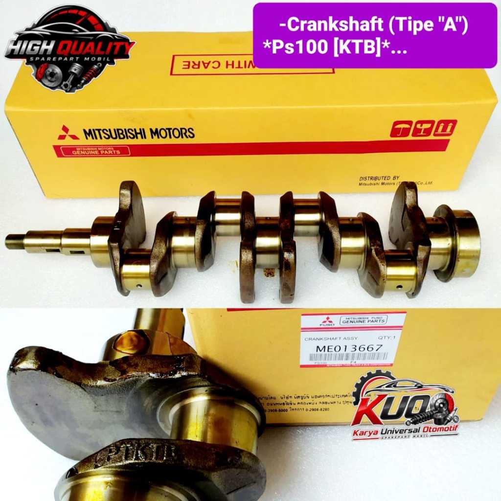 CRANKSHAFT ASSY PS100 KTB
