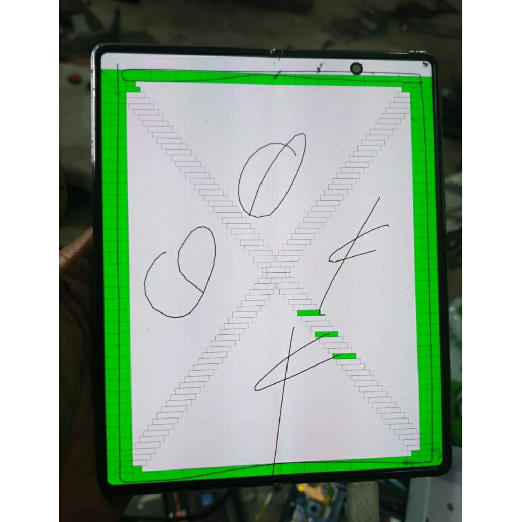 lcd samsung z fold 2 sett frame