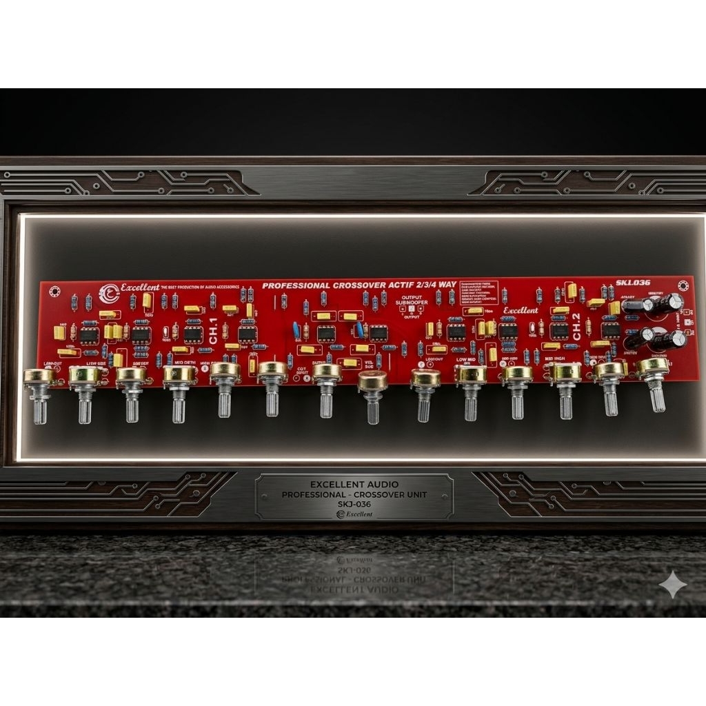 Kit Crossover Aktif 4 Way Excellent Professional Audio Unit