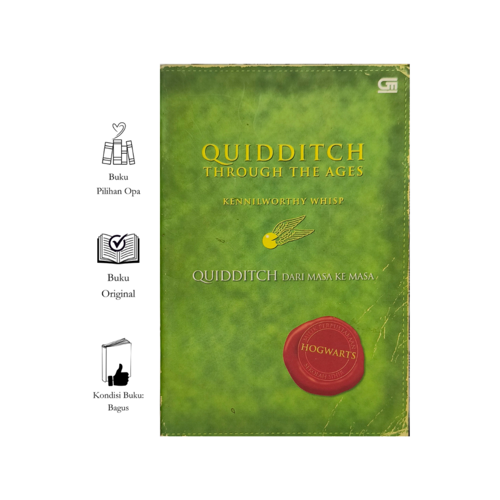 Buku Novel Quidditch Through The Ages, Buku Bekas Ori