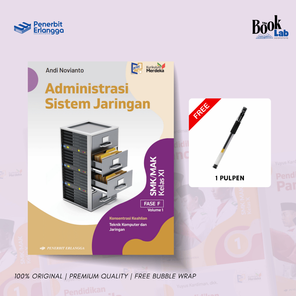 ERLANGGA - BUKU ADM SISTEM JARINGAN KK TKJ SMK/MAK KLS.11 VOL1/KM