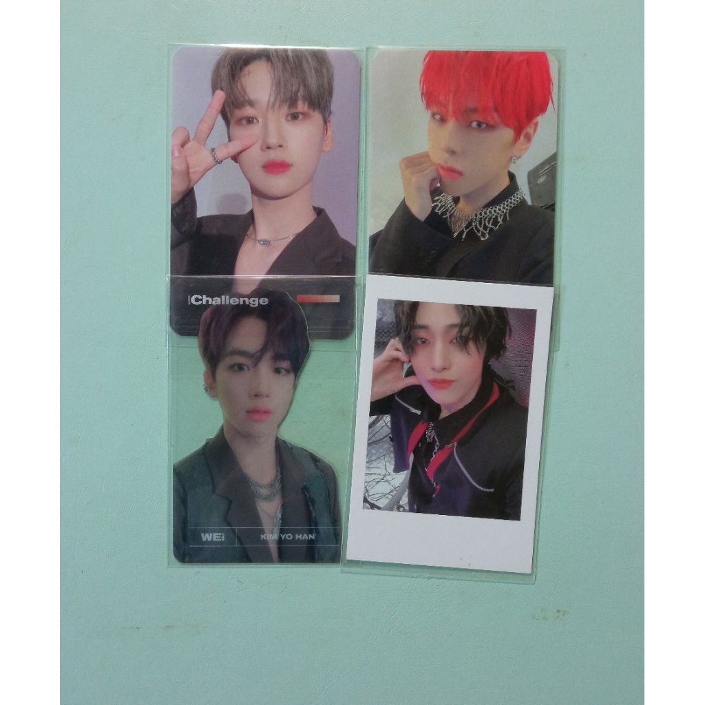 WEi 2nd Mini Album IDENTITY : Challenge All Ver SEOK HWA DAE HYON YOHAN YONGHA PC POLA PHOTOCARD OFC