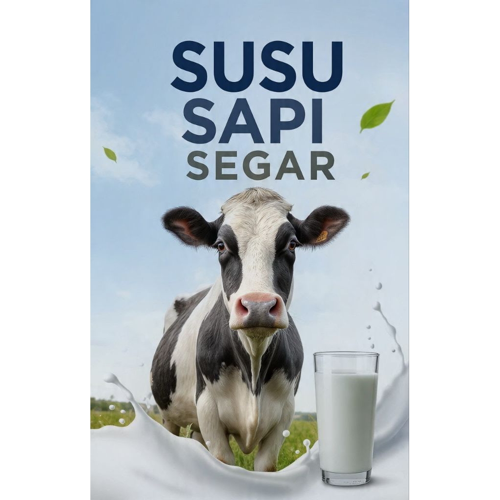 susu sapi 1 liter 100% murni