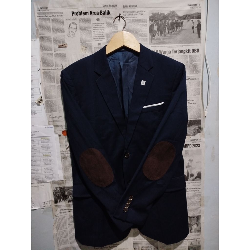 Jas Navy Elbow Premium Slimfeat thos (M)