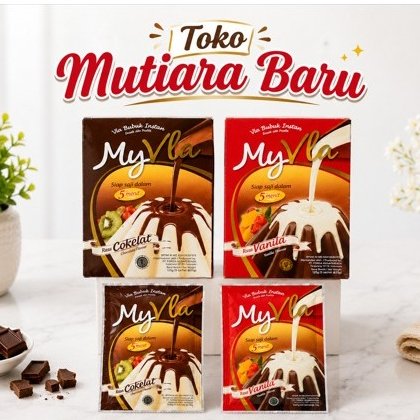Nutrijell My Vla / Fla instant/MyVla Rasa Vanila /MyVla Rasa Coklat