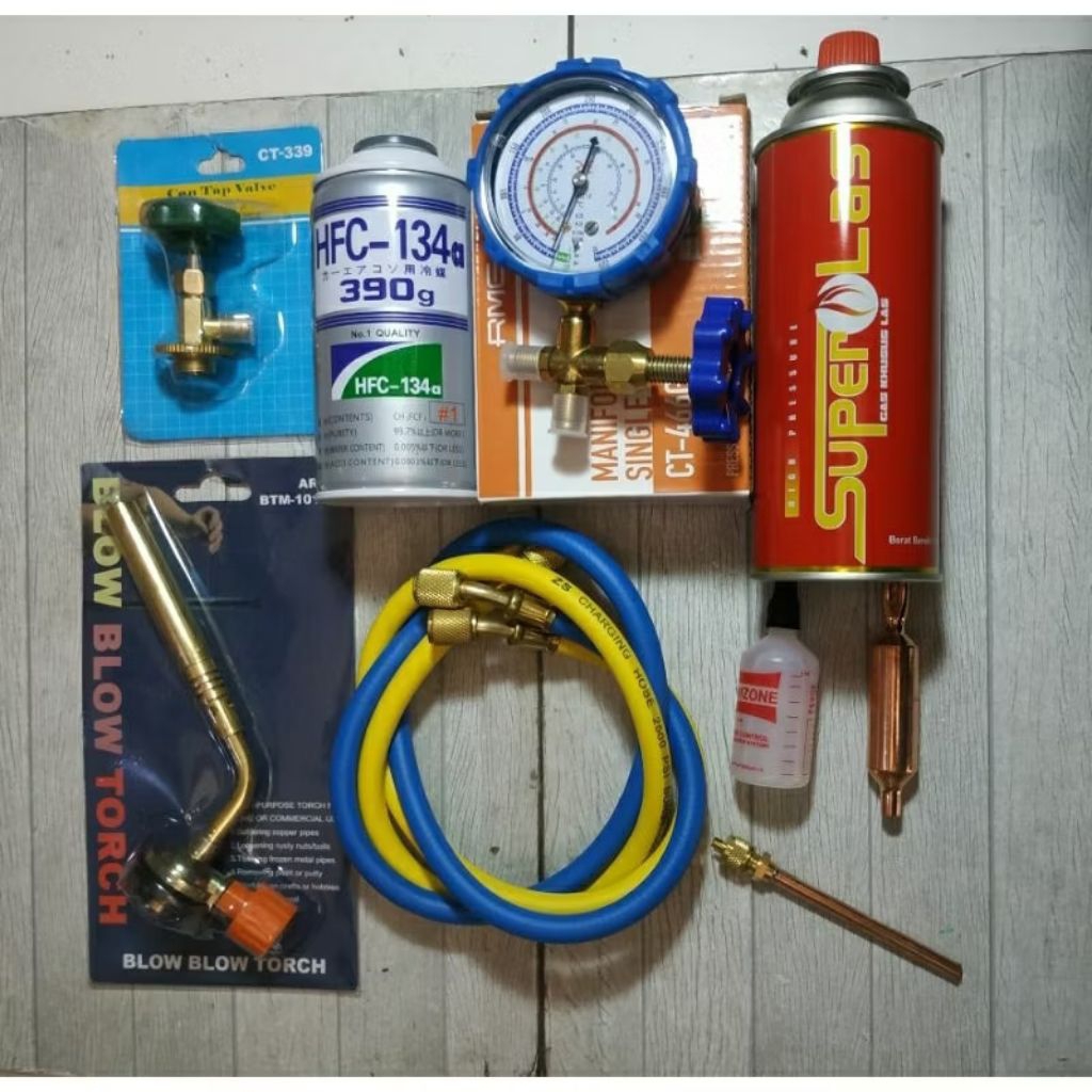 PAKET ALAT-ALAT SERVIS KULKAS DAN AC