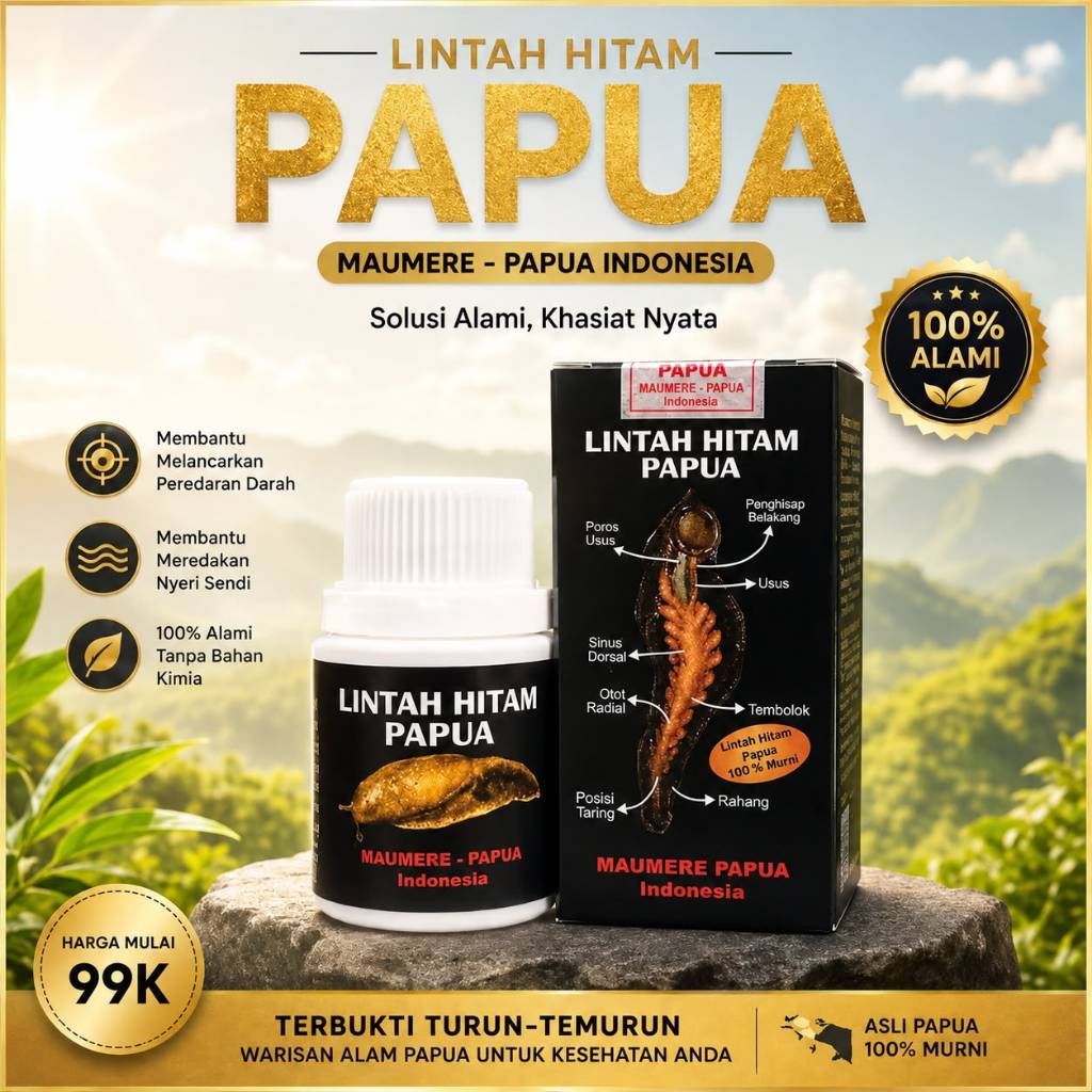 Minyak Lintah Hitam Asli 100% Original