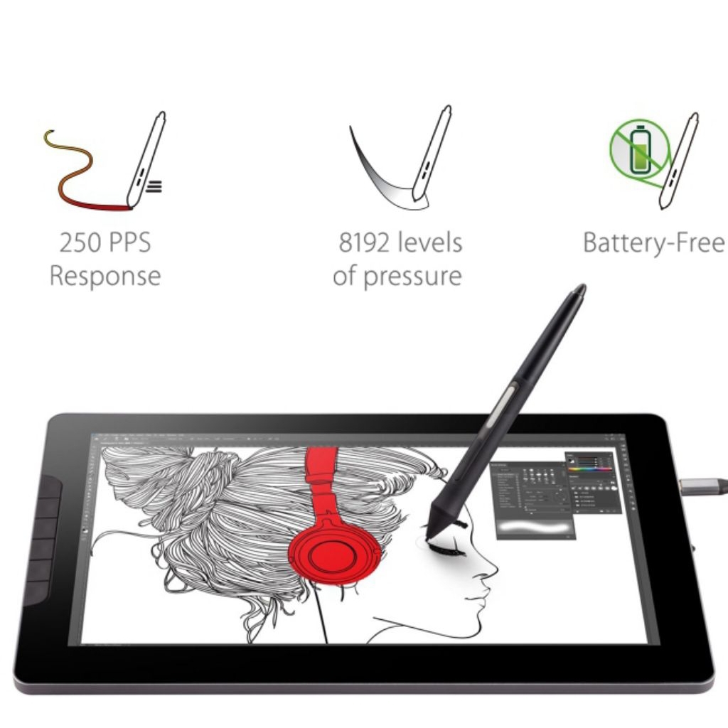 drawing pen display viewsonic id1330 13,3 inch ( seperti huion /xp-pen)