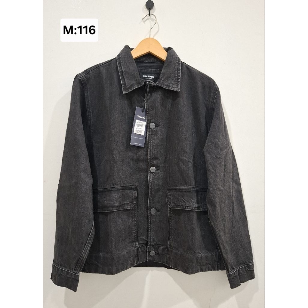 TIRAJEANS JAKET DENIM UNISEX PRIA WANITA OVERSIZE