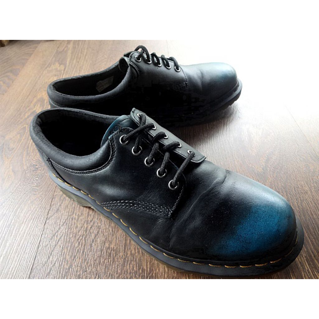 PRELOVED-Dr.Martens Navy Rub Off Vintage 8053 | Size 46