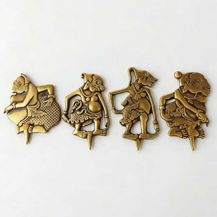 Miniatur Wayang Punokawan Semar Gareng Petruk Bagong