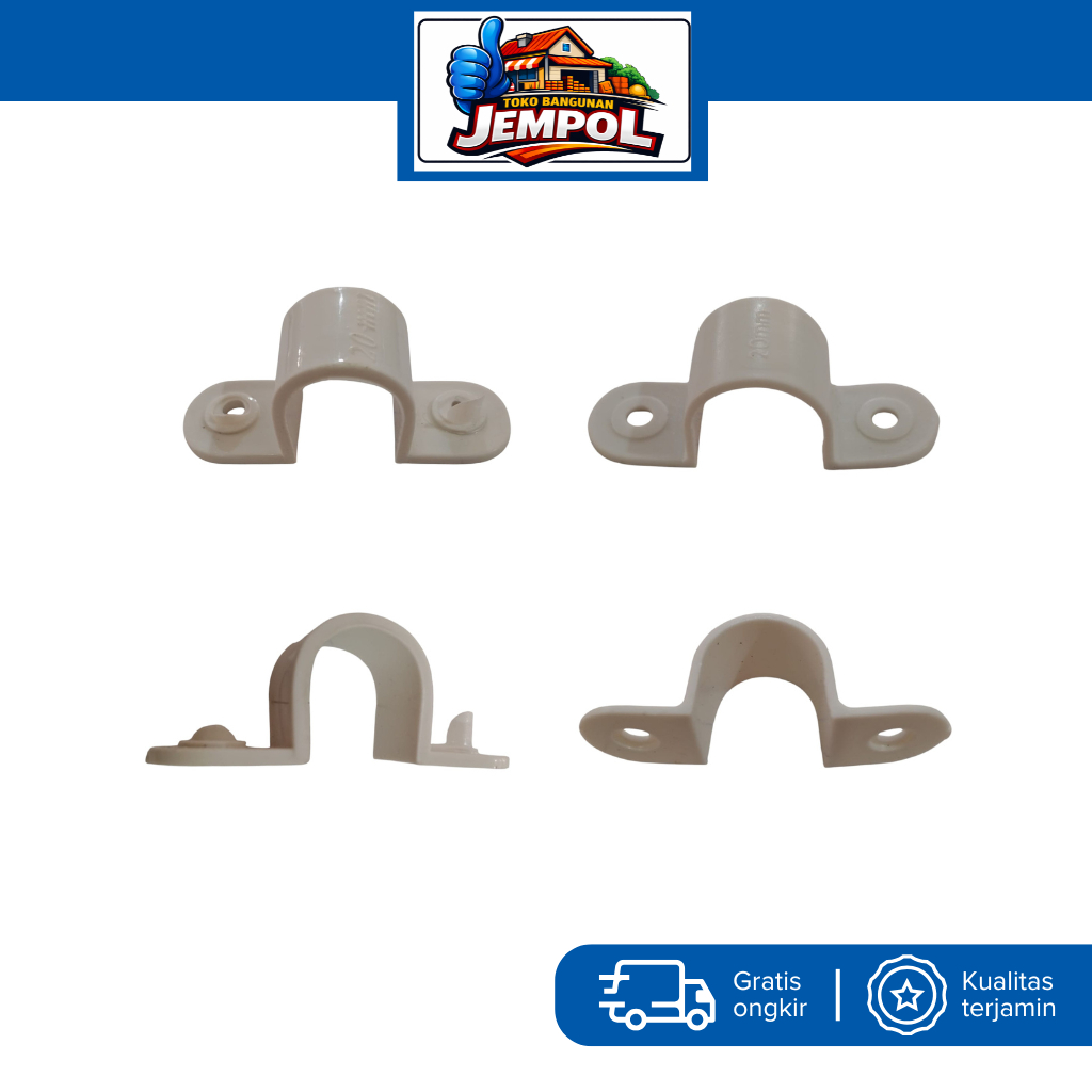 20 MM KLEM PIPA KONDUIT PVC