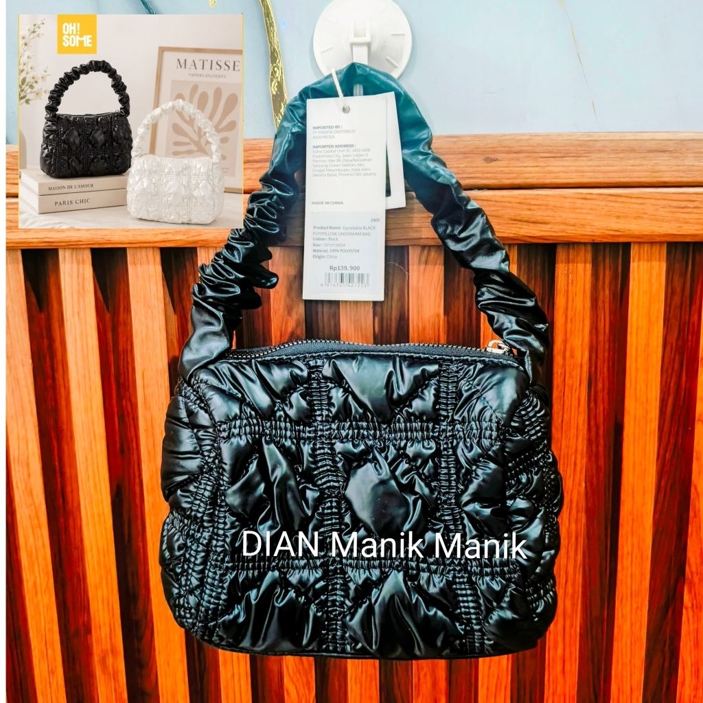 OHSOME x EGRADABLE PUFFY UNDERARM tas selempang mini.
