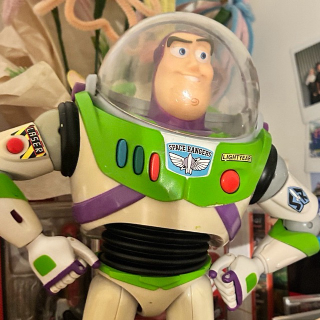 buzz lightyear original thinkway signature collection loose minus yellowing