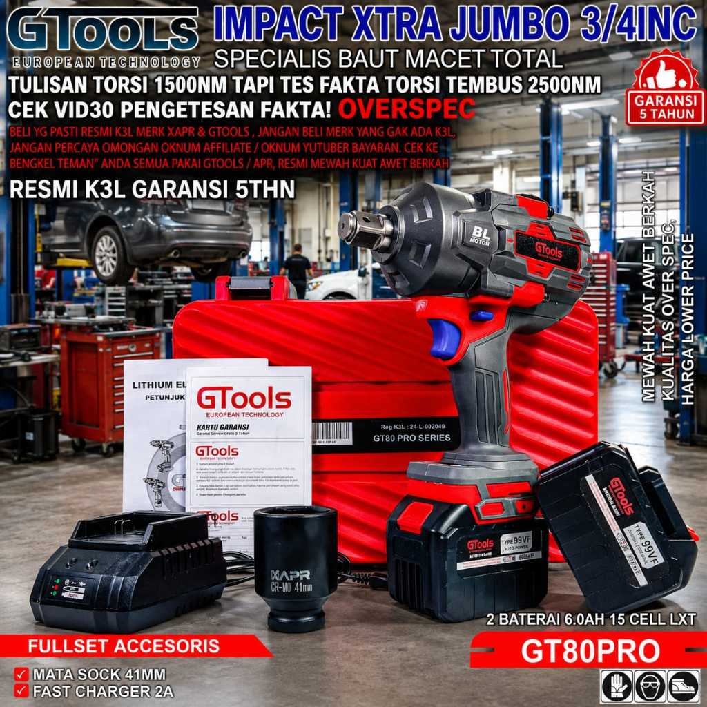 Impact Wrench Gerinda APR Japan GT80PRO