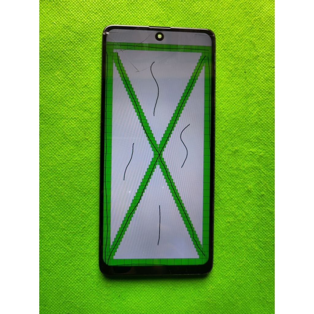 lcd sett frame samsung a71 minus