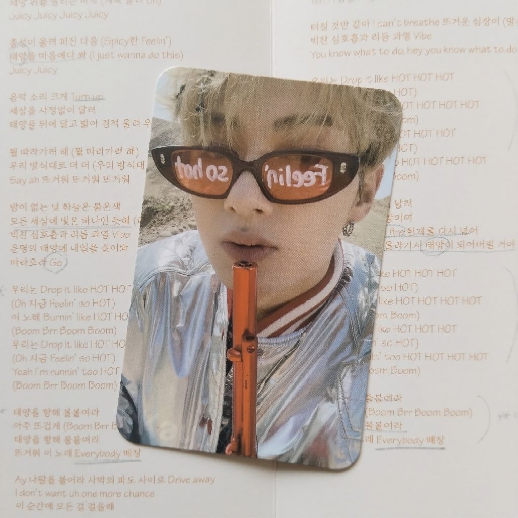 [read desc] photocard jun seventeen official — yzy yizhiyu b face the sun fts