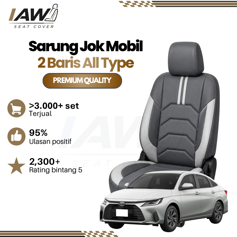 SARUNG JOK MOBIL AGYA 2024-2025 BAHAN CHEROKEE AP FORCE