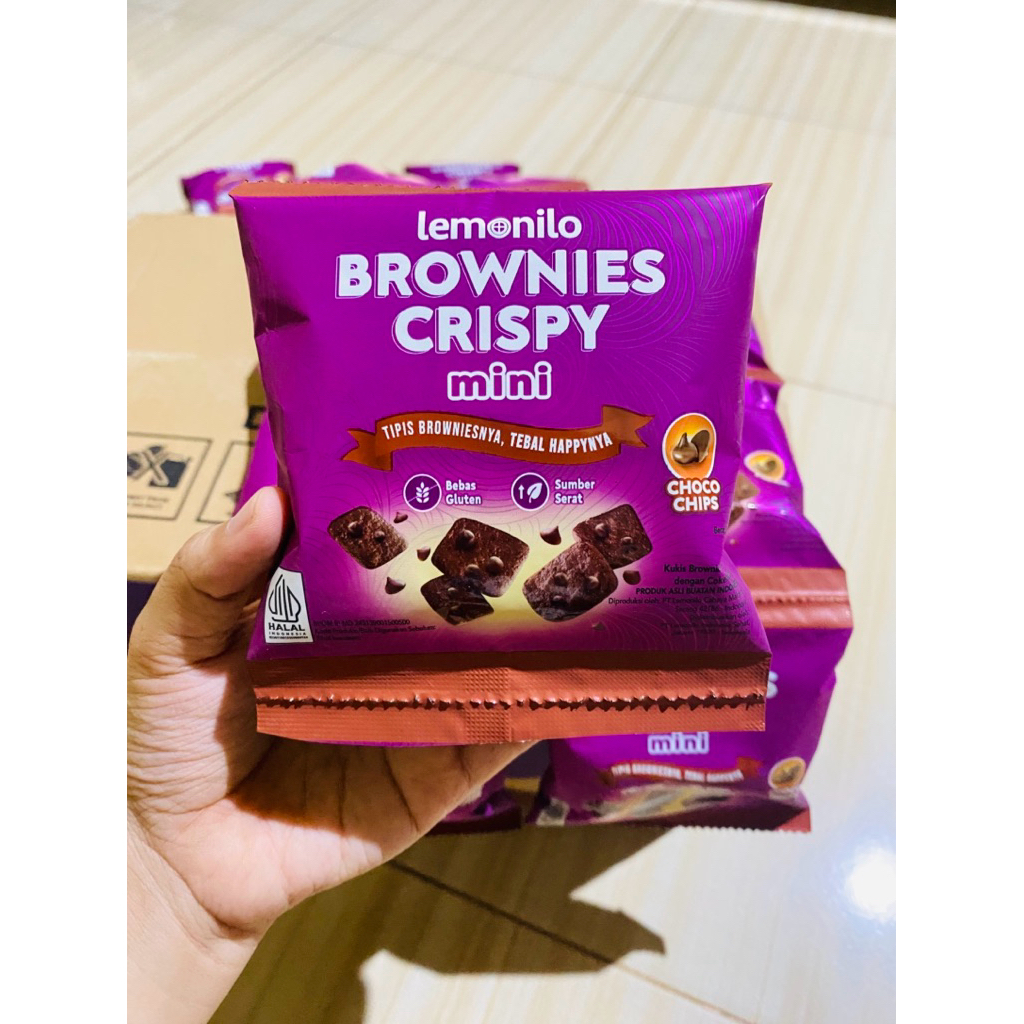 BROWNIES CRISPY LEMONILO ECER PCS CHOCO CHIP