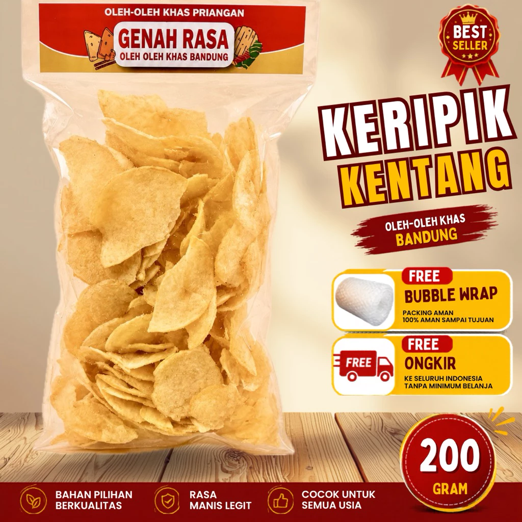 Keripik Kentang Keju Manohara 200 g